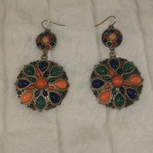 Gorgeous drop pendant earrings